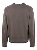 sacai contrast-trimmed sweater