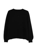 extreme cashmere Nº280 Bi Cardigan with a round neck
