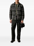 Columbia check-pattern patch-pocket jacket
