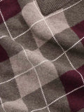 NN07 Otto argyle V-neck sweater